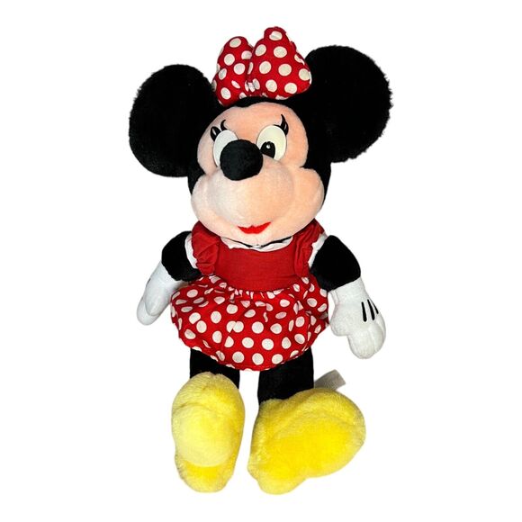 Minnie Mouse Plush dressed Stuffed Toy Disneyland Walt Disney World Vintage - Picture 1 of 4